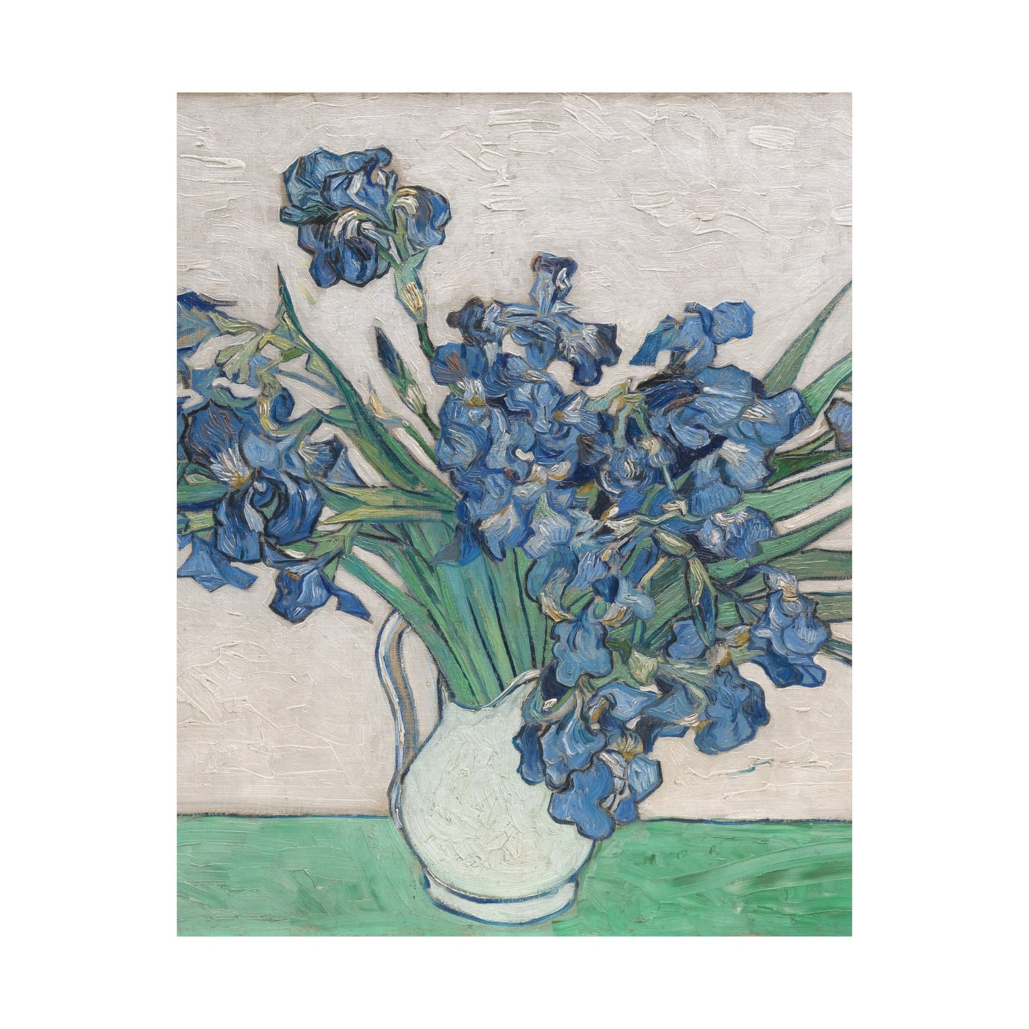 Van Gogh Irises Fine Art Print - Blue Flowers Wall Art