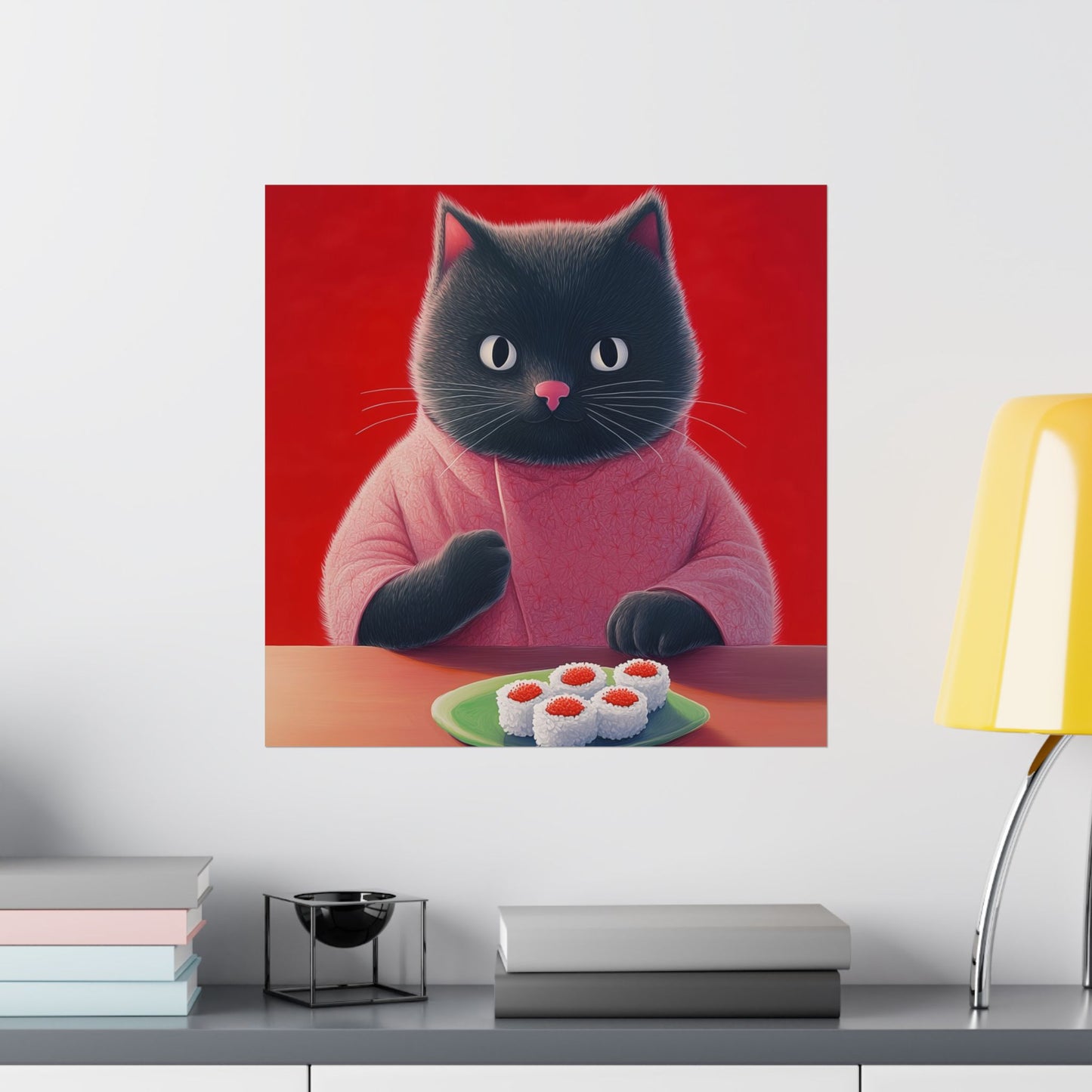 9 Lives Sushi Bar Art Print - Matte Vertical Posters
