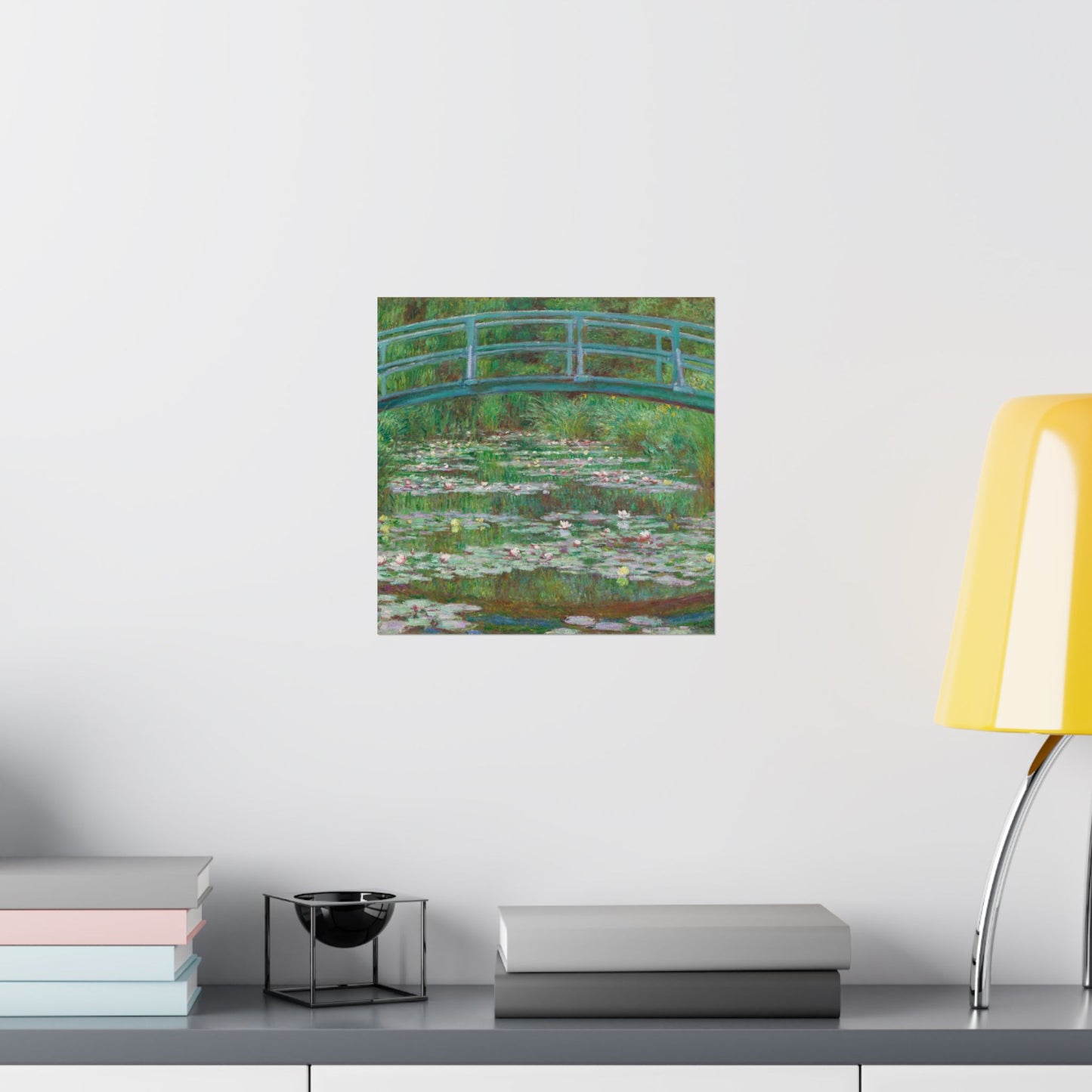 Claude Monet - Japanese Foot Bridge Fine Art Canvas Print