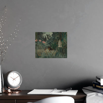 The Equatorial Jungle - Rousseau Tropical Fine Art Poster