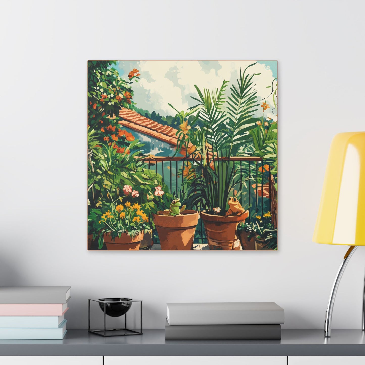 Room with a View - Let's Stay on Vacay Series- Fine Art Print on Canvas