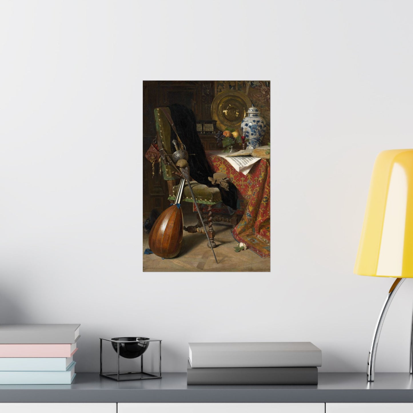 Elegant - Still Life Art - 17th Century Interior Painting - Fine Art Print - Gothic Art - Vintage Fine Art