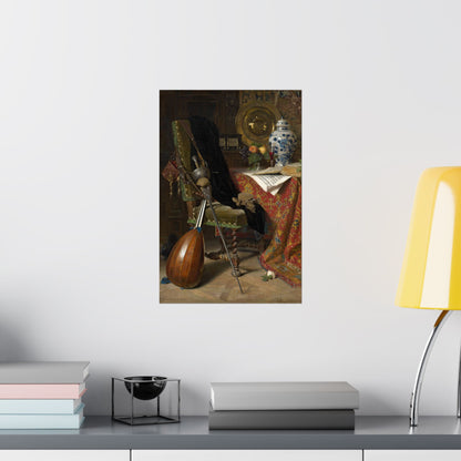 Elegant - Still Life Art - 17th Century Interior Painting - Fine Art Print - Gothic Art - Vintage Fine Art