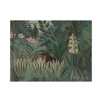 The Equatorial Jungle - Rousseau Tropical Fine Art Poster