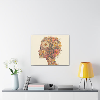 And So She Grew on Canvas