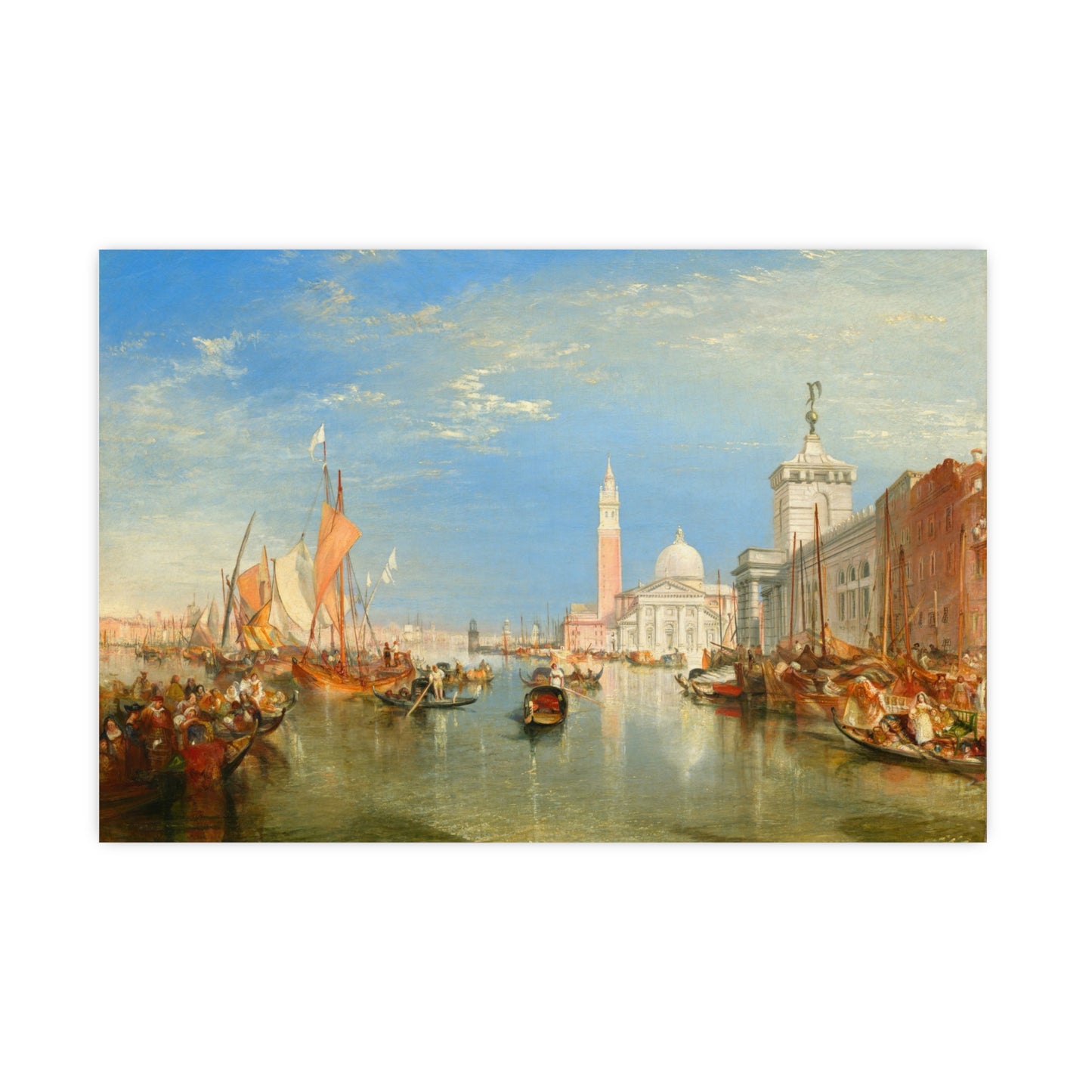 Venice Dogana and San Giorgio Maggiore - Turner Fine Art Poster