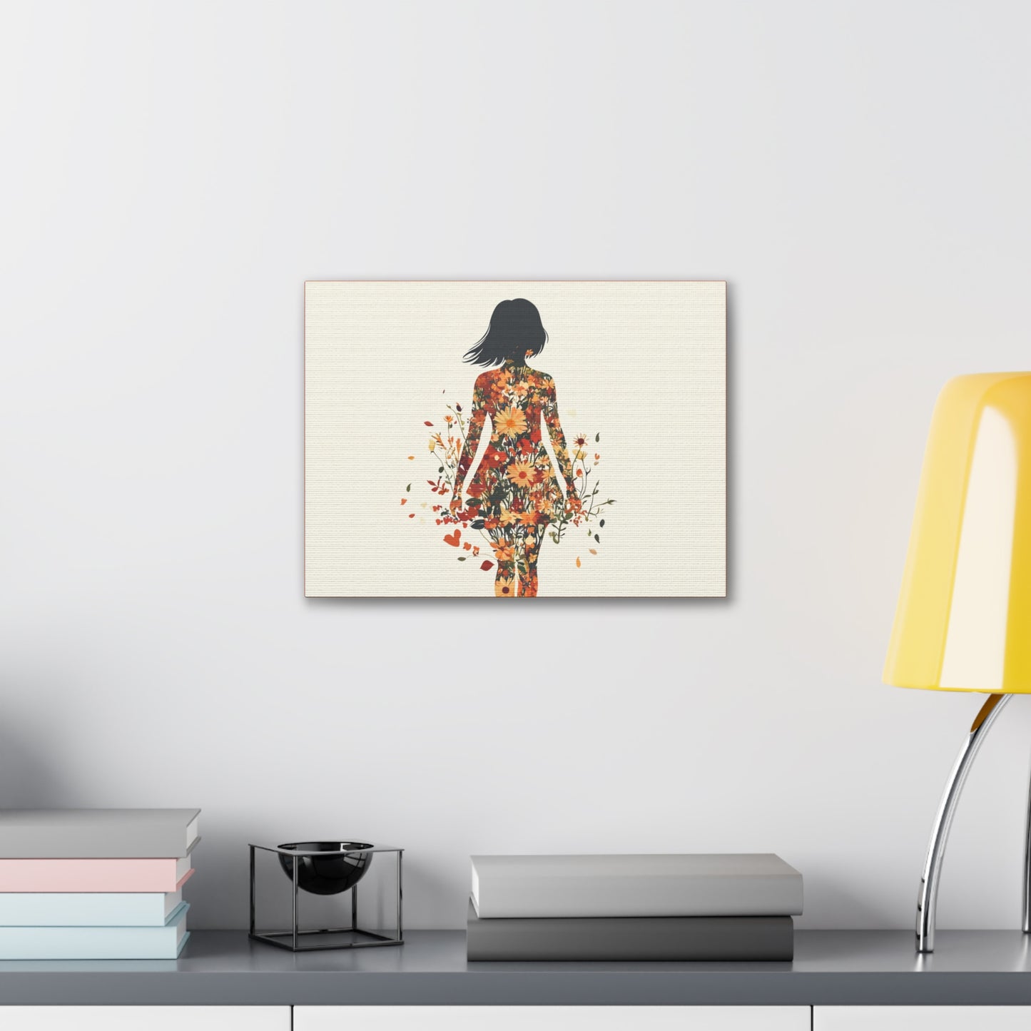 You Belong Among the Wildflowers  - Flower Girl - Print on Canvas