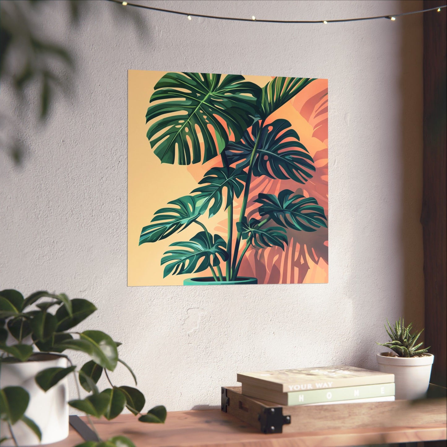 Tropical Monstera Botanical Fine Art Print