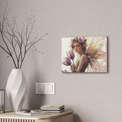 Tuesdays are for Tulips - Flowers & Fairies Collection - Fine Art Print on Canvas