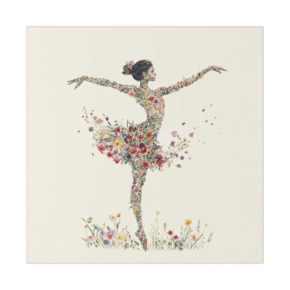 You Belong Among the Wild Flowers - On Point - Painting on Canvas