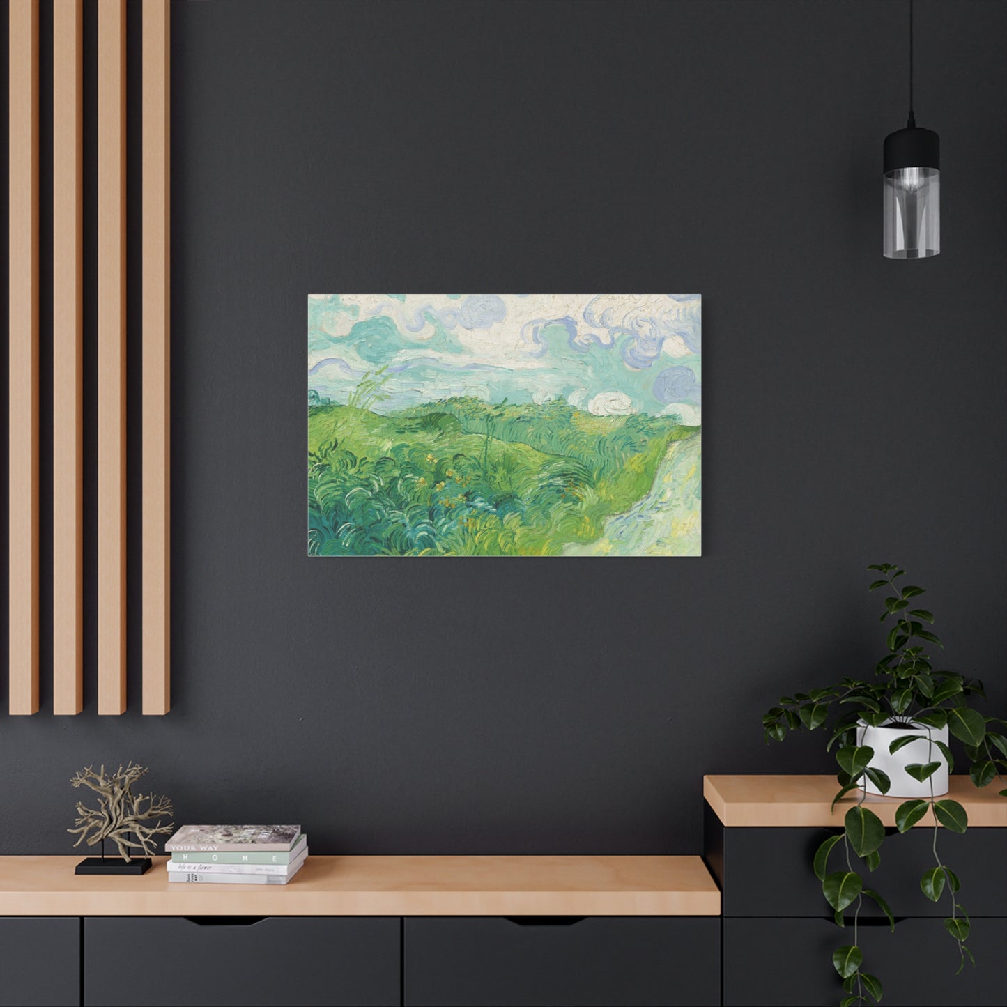 Vincent van Gogh - Green Wheat Fields Fine Art Canvas Print