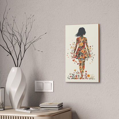 You Belong Among the Wildflowers  - Flower Girl - Print on Canvas