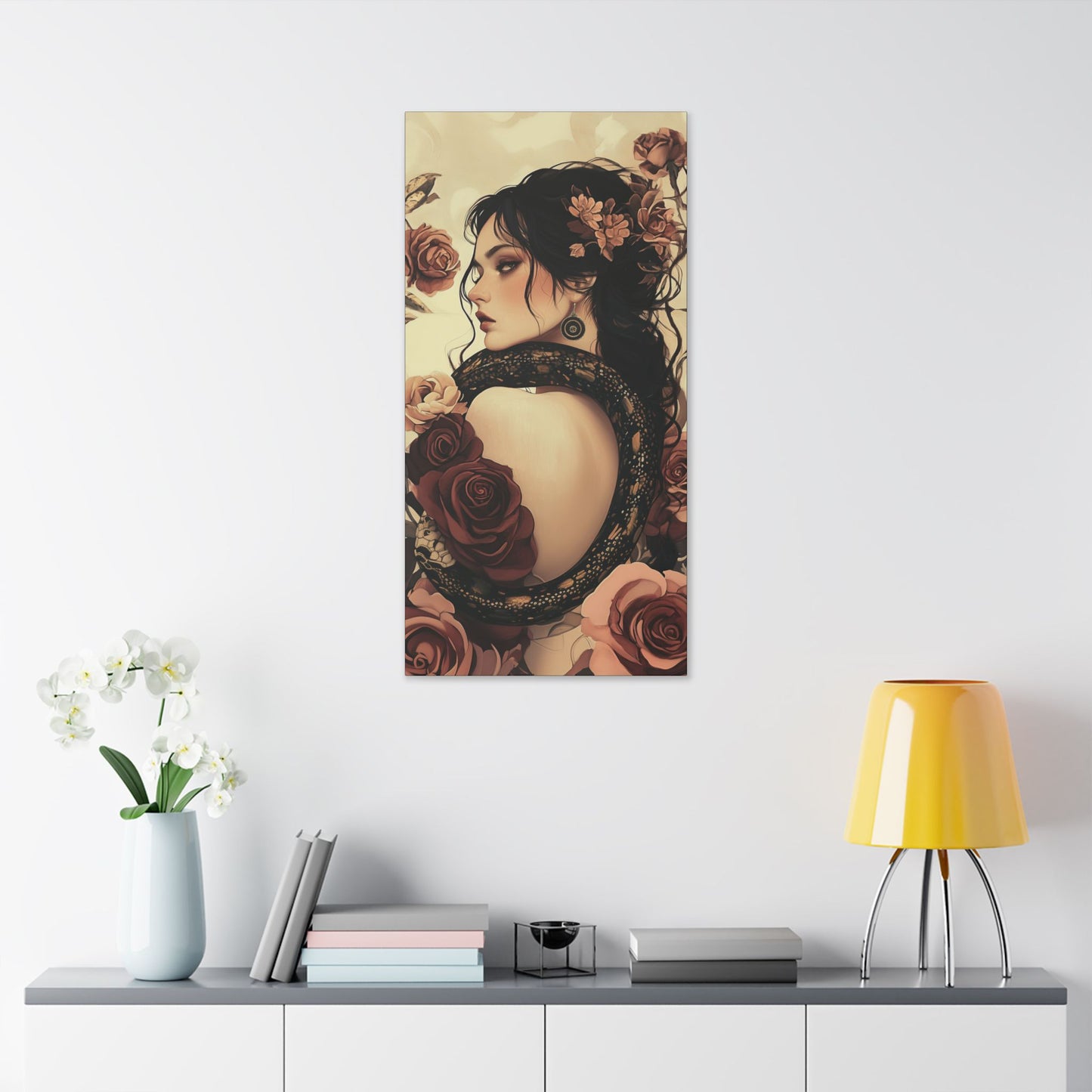 Never Look Back - Secret Garden Series - Fine Art Print on Canvas