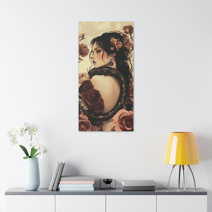 Never Look Back - Secret Garden Series - Fine Art Print on Canvas