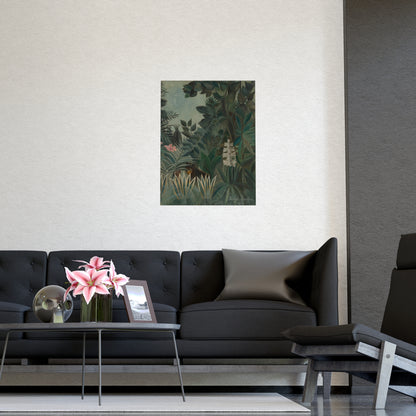 The Equatorial Jungle - Rousseau Tropical Fine Art Poster