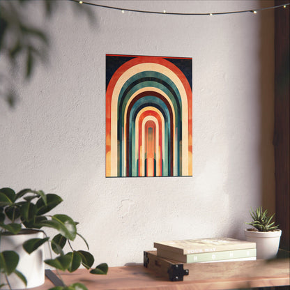 Doors of Perception Fine Art Print - Arches 11:11 - Bauhaus - Bohemian Wall Art - Modern Art - Matte Vertical Poster
