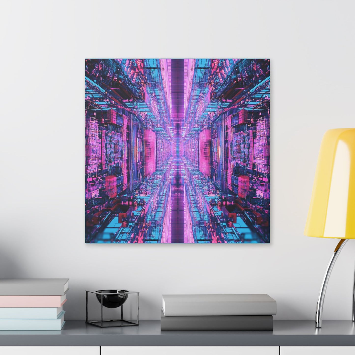 Quantum Glitch on Canvas