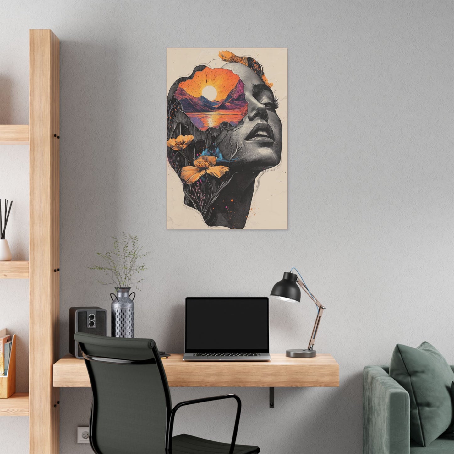 Beauty is in the Eye of the Beholder  - Fine Art Print on Canvas