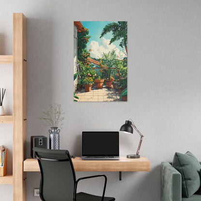 Room with a View - Let's Stay on Vacay Series- Fine Art Print on Canvas