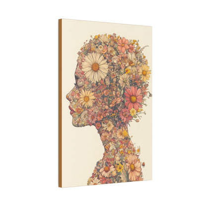 And So She Grew on Canvas