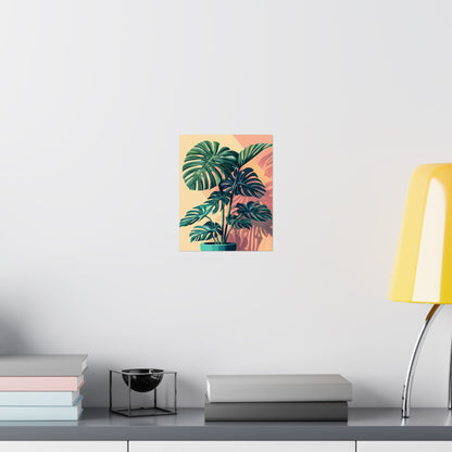Tropical Monstera Botanical Fine Art Print