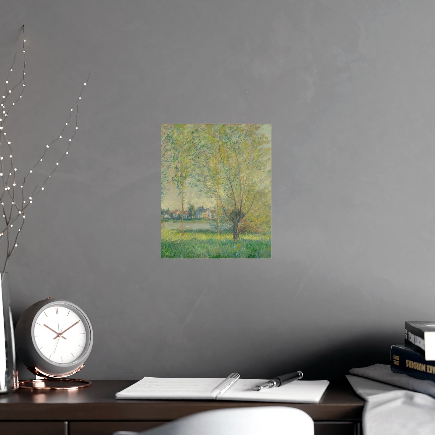 The Willows - Peaceful Landscape Fine Art Poster