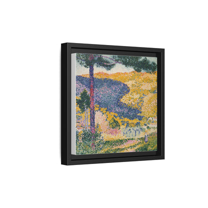 Valley with Fir Shade on the Mountain - Museum Collection - Framed Canvas Print