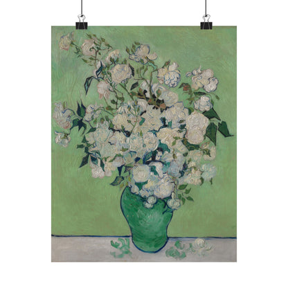 Van Gogh- Fine Art Prints - Reproduction - Flowers in a Vase - Floral Vertical Poster - Artistic Home Décor for Nature Lovers