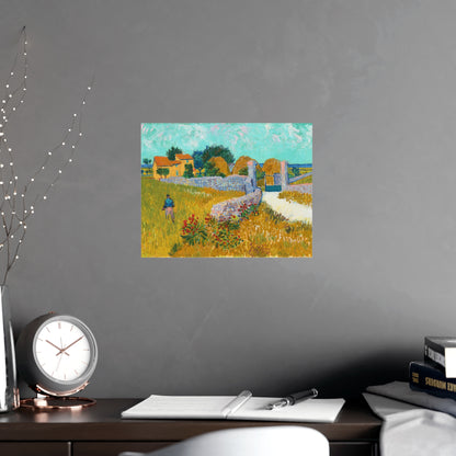 Farmhouse in Provence - Van Gogh Fine Art Poster
