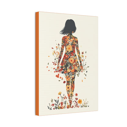 You Belong Among the Wildflowers  - Flower Girl - Print on Canvas