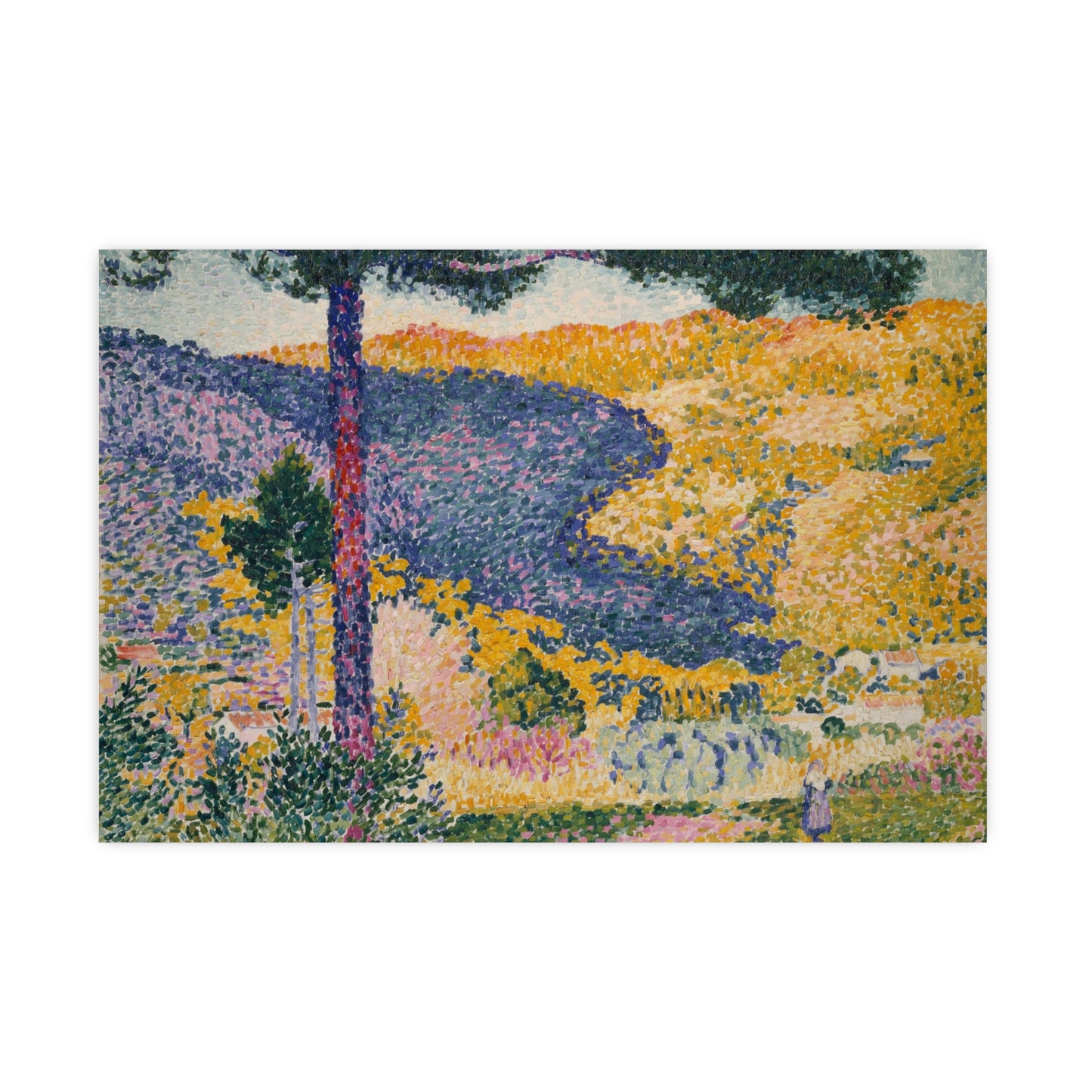 Valley with Fir Shade on the Mountain - Museum Collection - Fine Art Poster