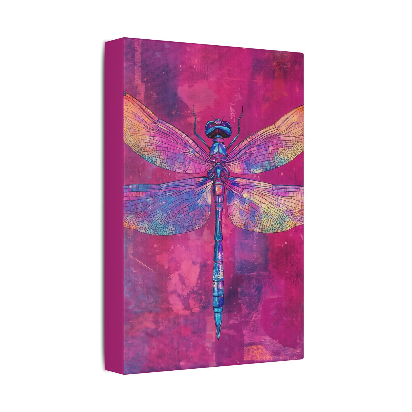 Vibrant Dragonfly - Secret Garden Series -  Fine Art Print on Canvas