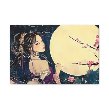 Thinking of You in the Moonlight - Fine Art Print - Wall Art on Canvas