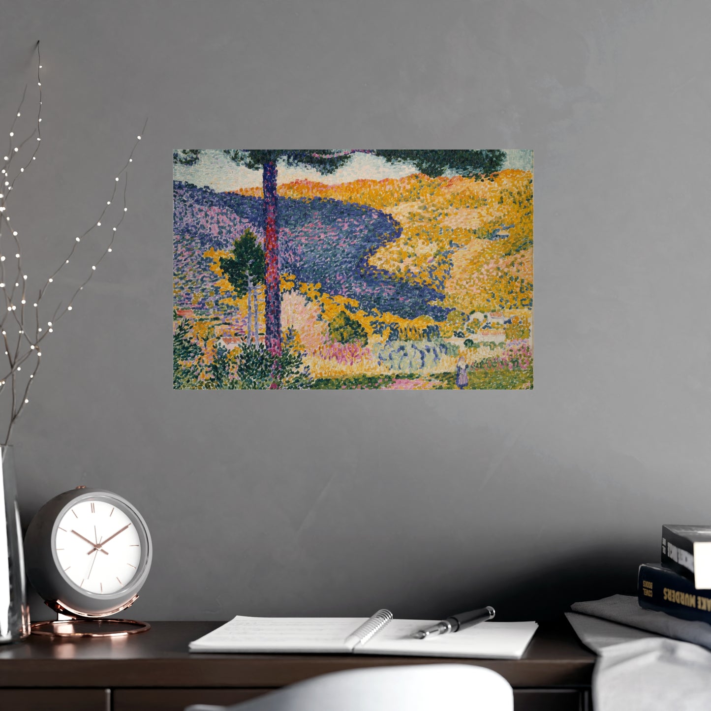 Valley with Fir Shade on the Mountain - Museum Collection - Fine Art Poster