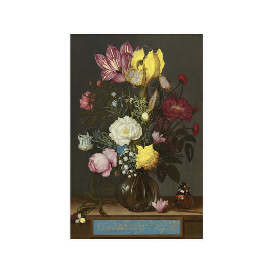 Bouquet of Flowers in a Glass Vase - Dutch Masters Fine Art Poster