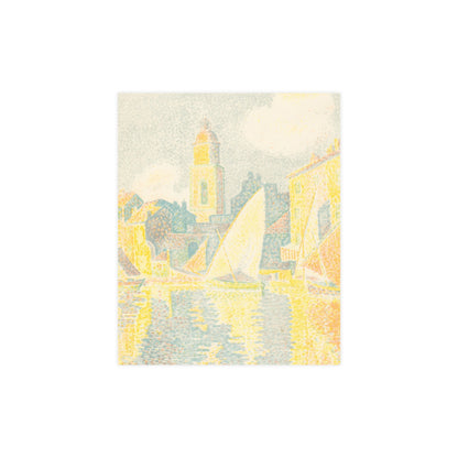 Port of Saint-Tropez - Signac Pointillist Fine Art Poster