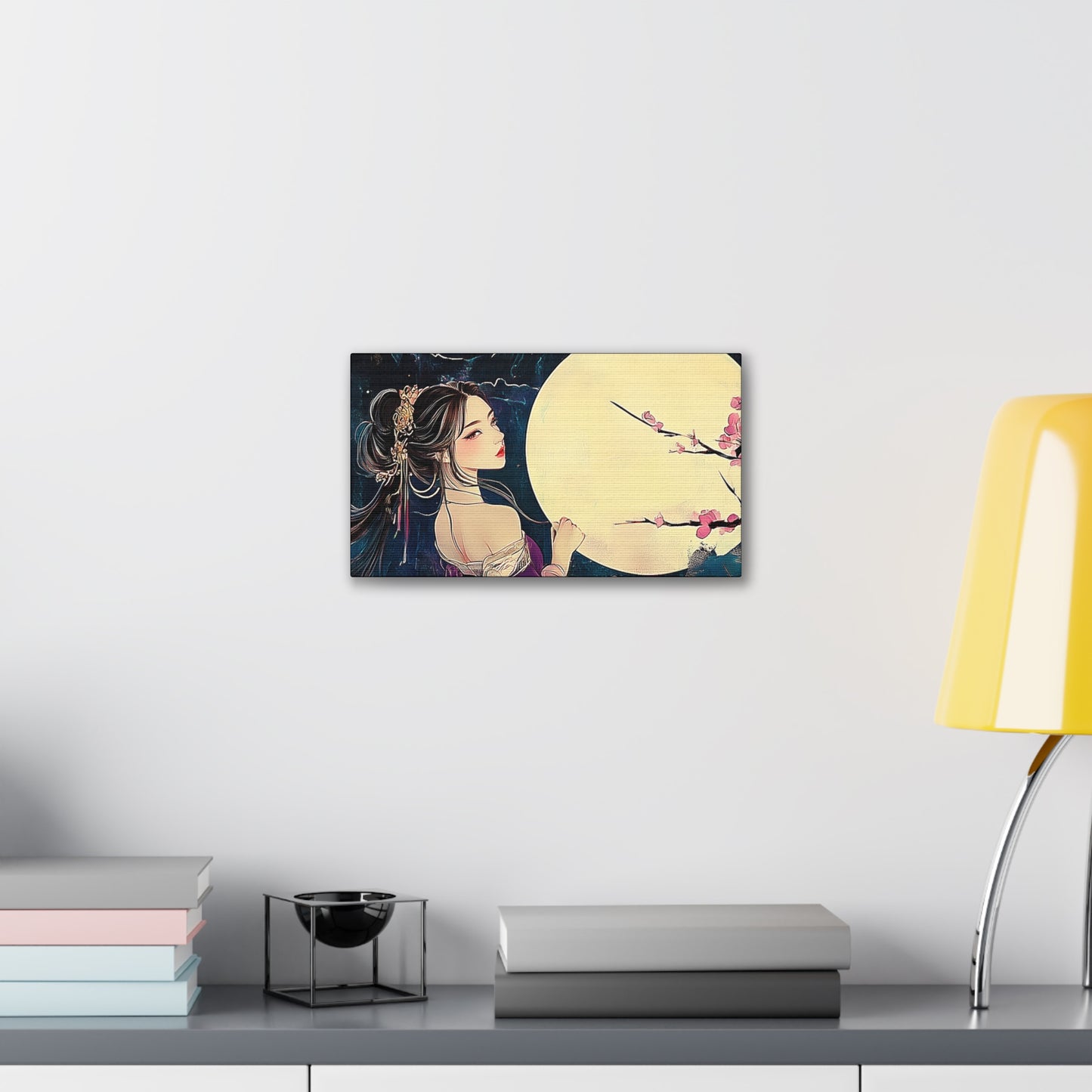 Thinking of You in the Moonlight - Fine Art Print - Wall Art on Canvas