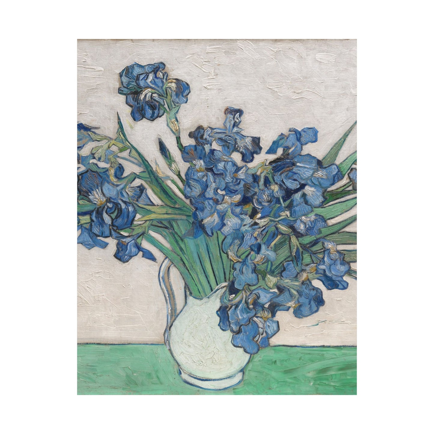 Van Gogh Irises Fine Art Print - Blue Flowers Wall Art