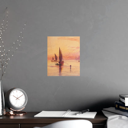 Santa Maria della Salute Venice at Sunset - Fine Art Poster