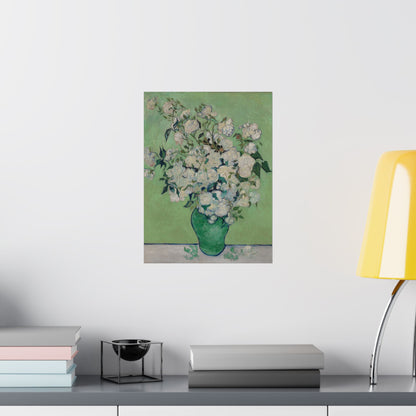 Van Gogh- Fine Art Prints - Reproduction - Flowers in a Vase - Floral Vertical Poster - Artistic Home Décor for Nature Lovers
