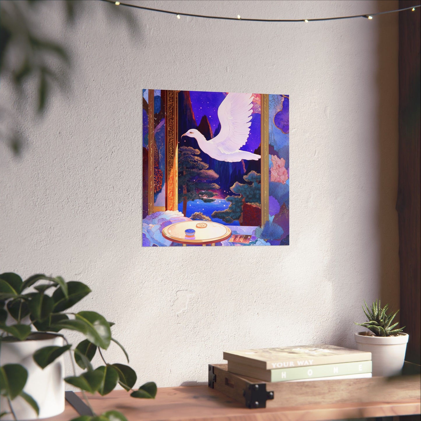 Into the Mystic Dove Messenger Fine Art Print