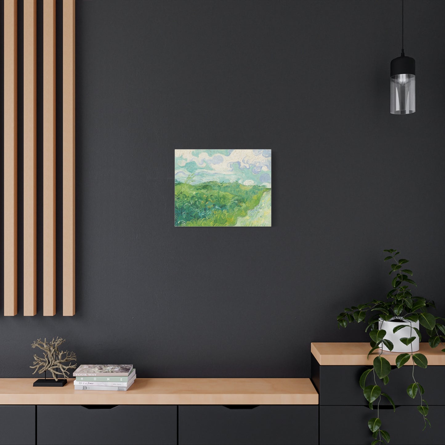 Vincent van Gogh - Green Wheat Fields Fine Art Canvas Print