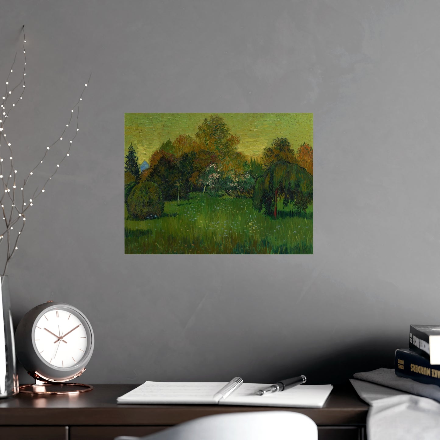 The Poet's Garden - Van Gogh Fine Art Poster