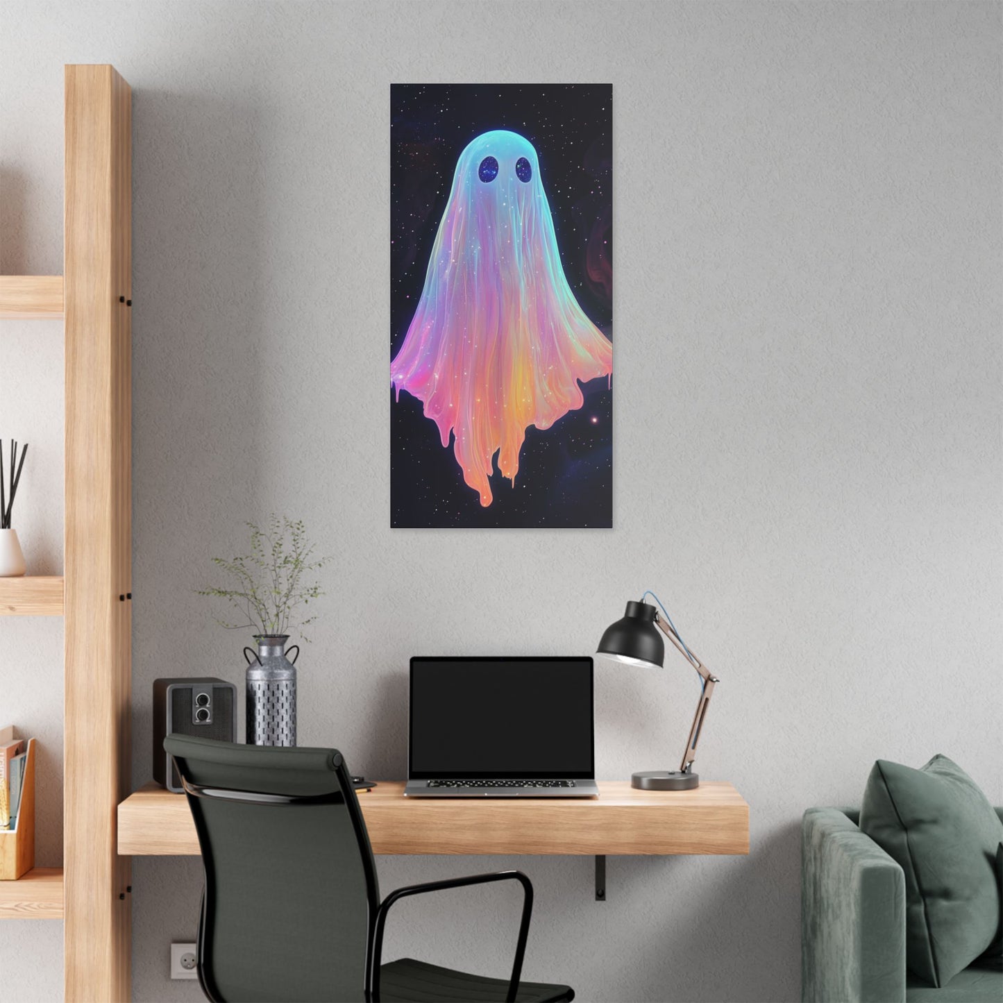 Cosmic Ghost  - Custom Art Print on Canvas