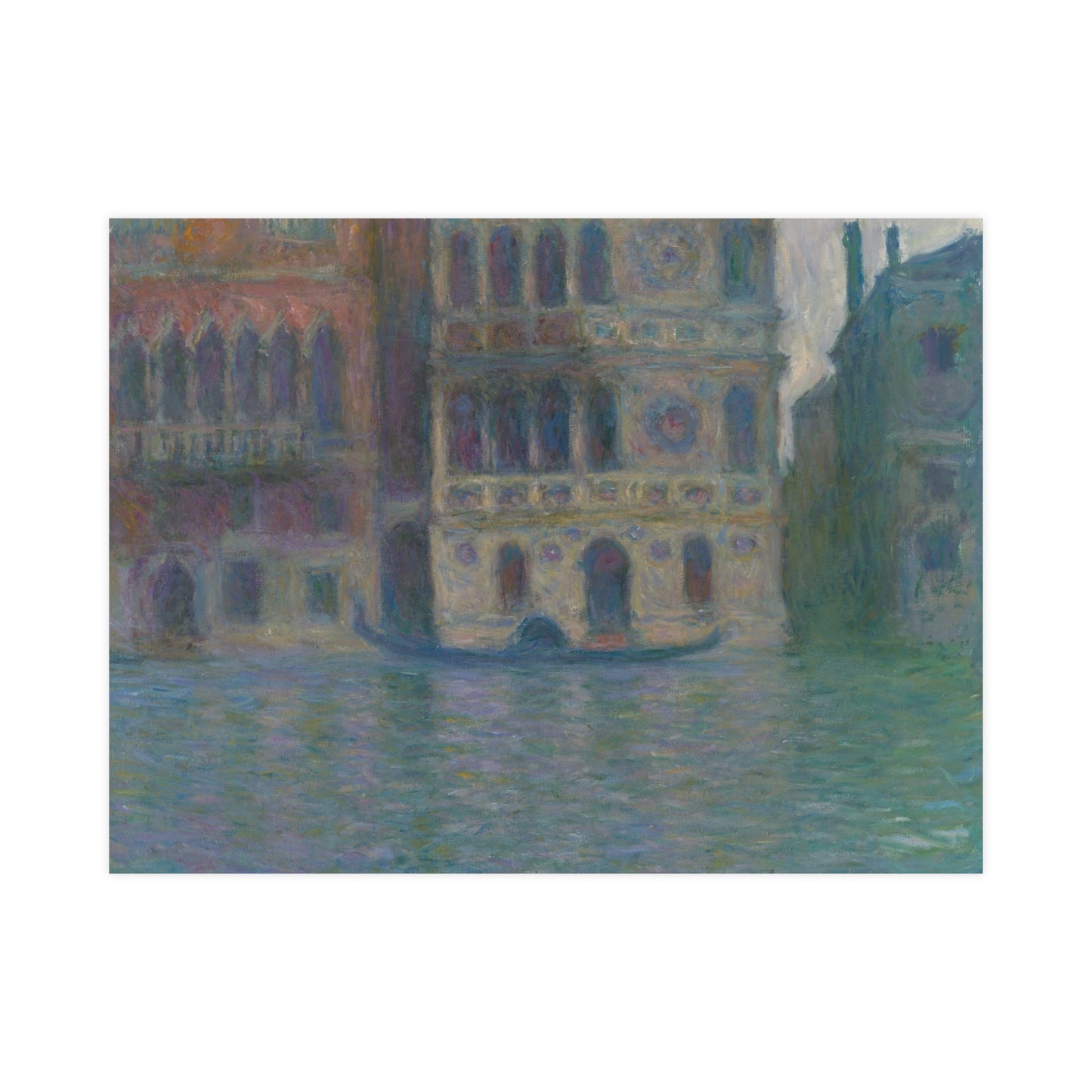 Venice Palazzo Dario - Monet Fine Art Poster