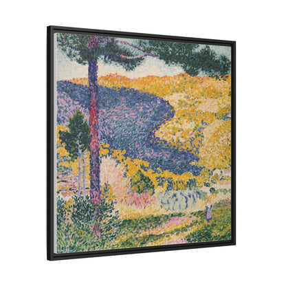 Valley with Fir Shade on the Mountain - Museum Collection - Framed Canvas Print