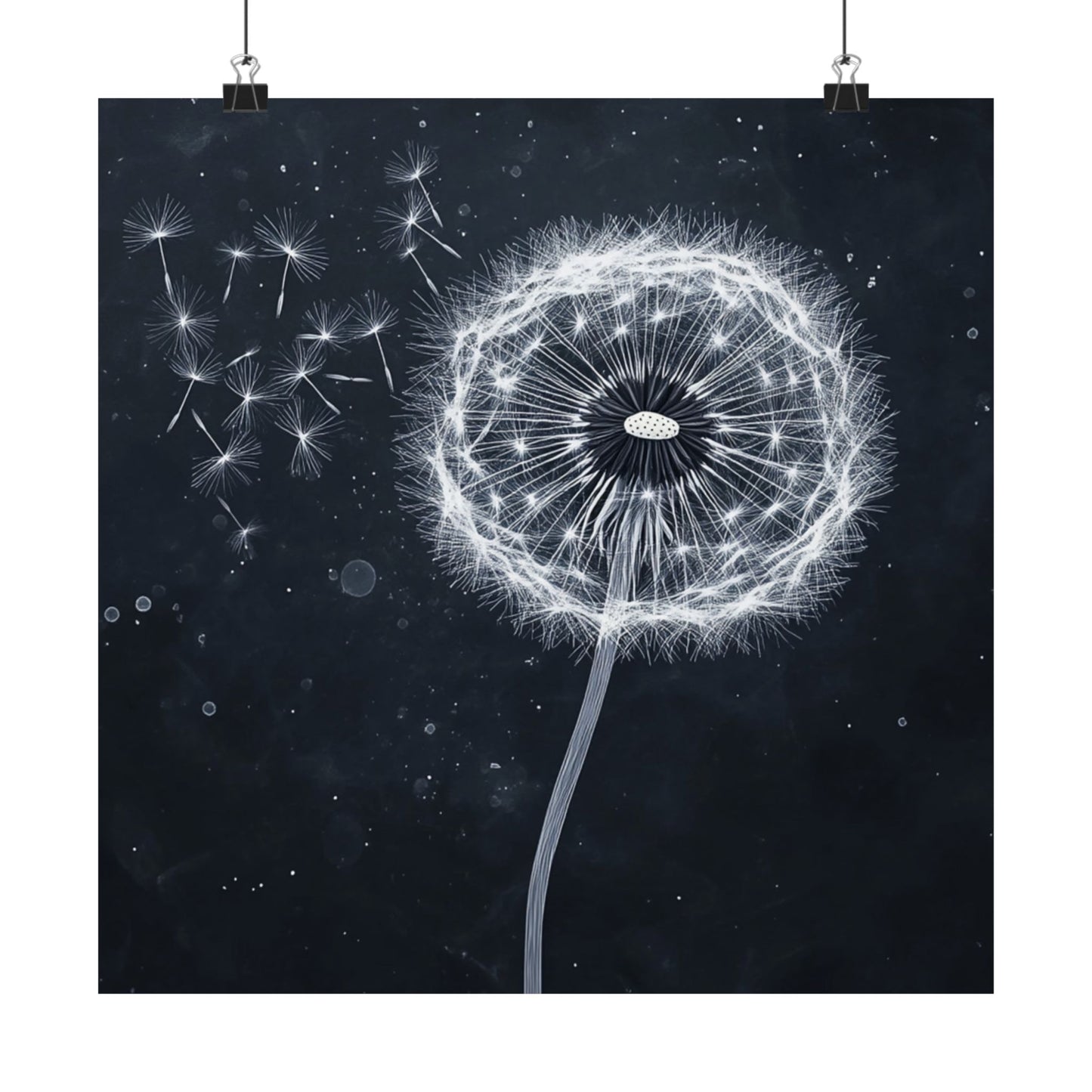 Just Dandy Dandelion Inspirational Fine Art Print