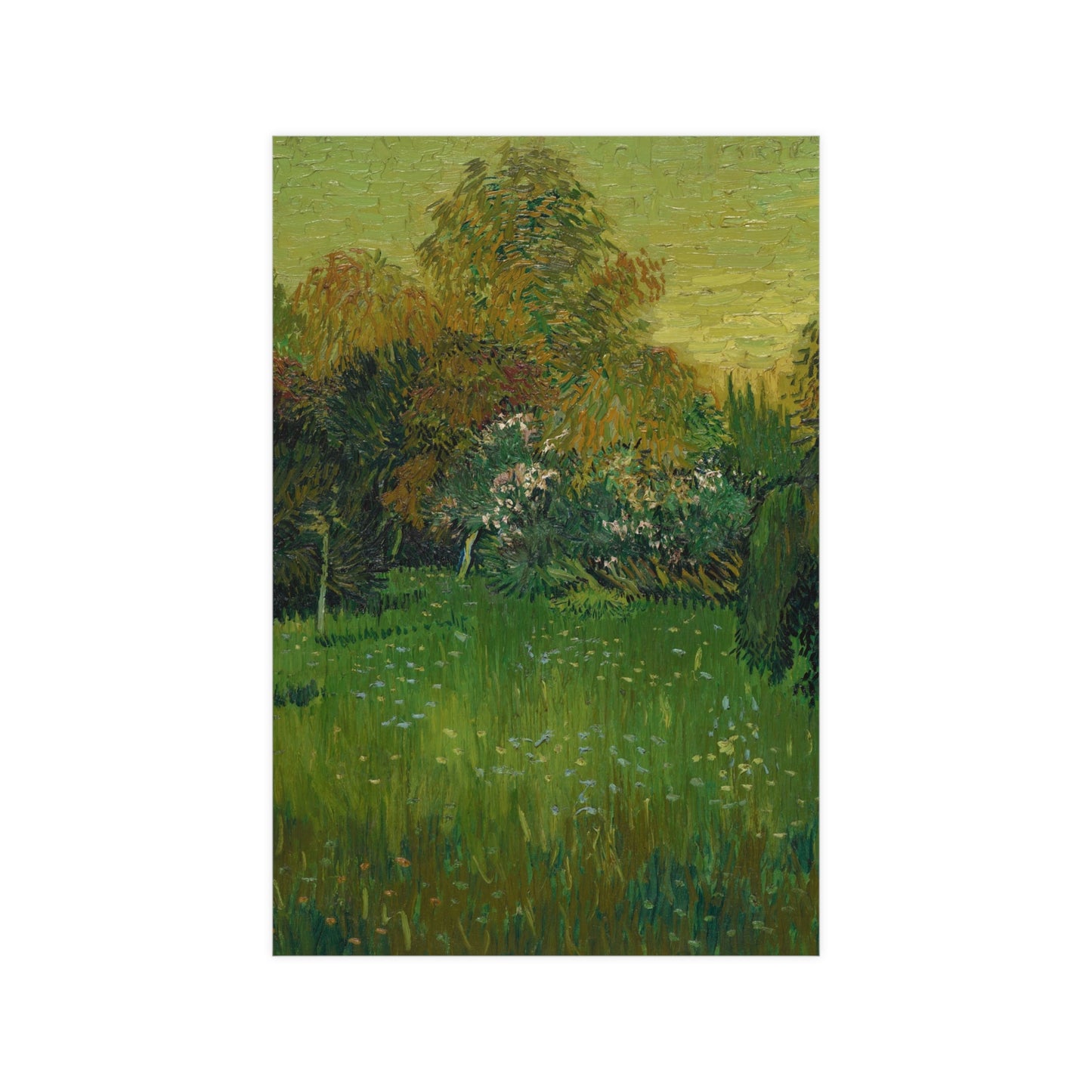 The Poet's Garden - Van Gogh Fine Art Poster