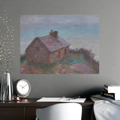 The Customs House at Varengeville - Monet Fine Art Poster