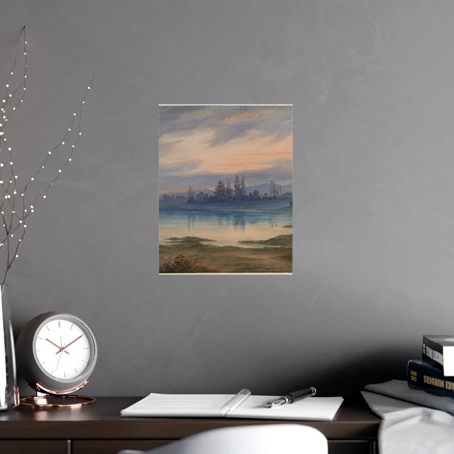 Landscape near Strasbourg - European Pastoral Fine Art Poster
